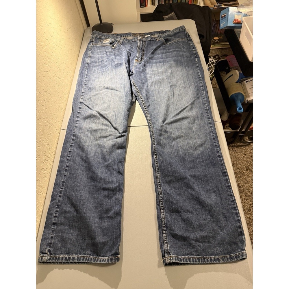 Cinch Men's Silver Label Jeans Dark Stone Blue 42x32 (41x30) Western Cowboy